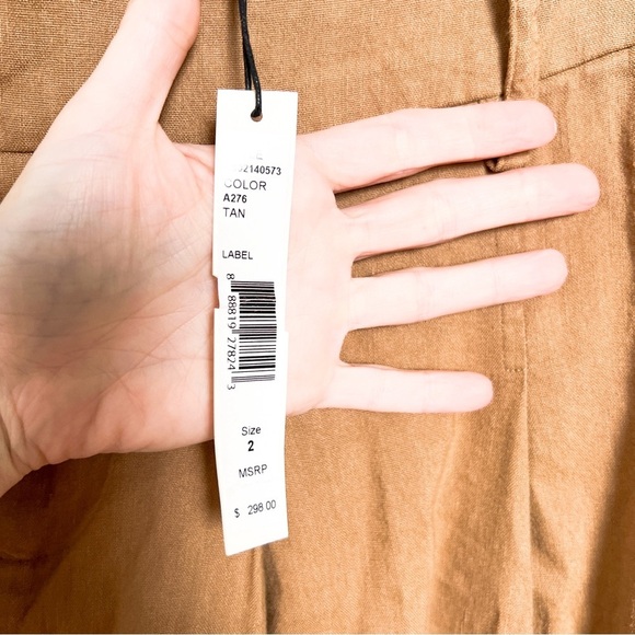 Alice + Olivia Tan Wide Leg Pants - Picture 5 of 8